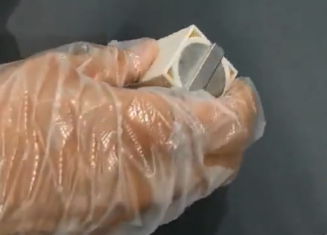 Teeth grinder workflow step 8